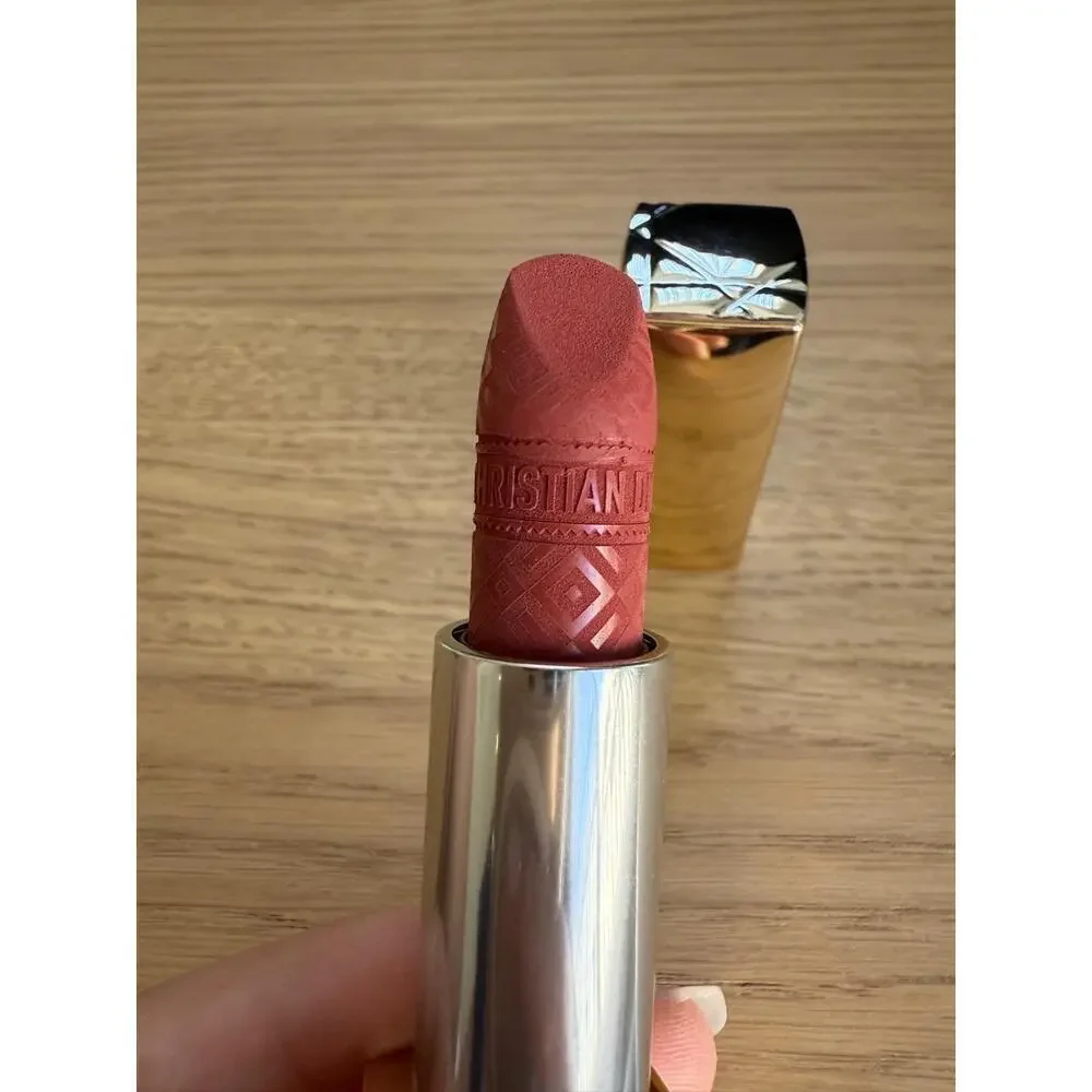 Limited Edition Dior Rouge Holiday 2024 Lipstick - Rose Bavarde